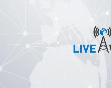 The LIVE with LIO logo, featuring a radio tower.