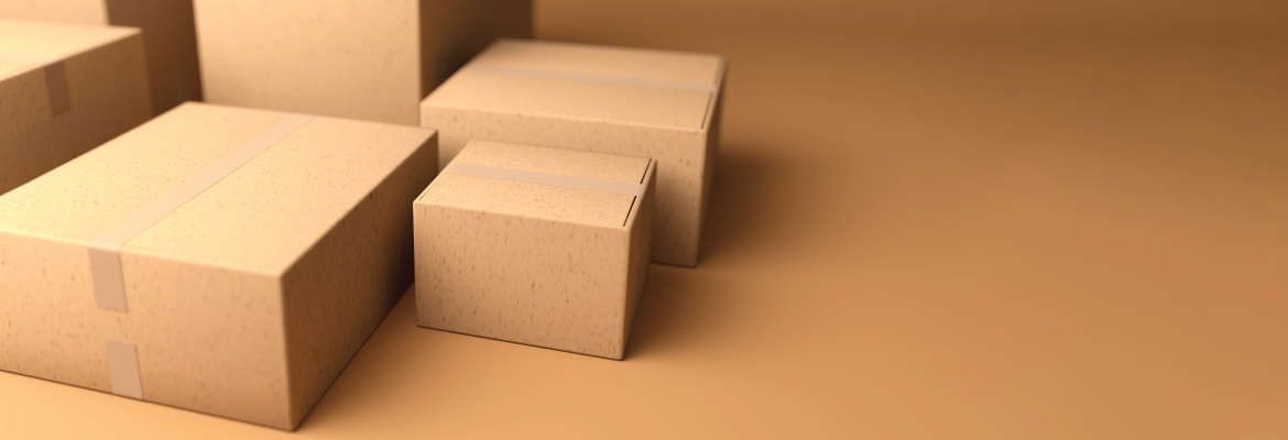 Brown shipping boxes