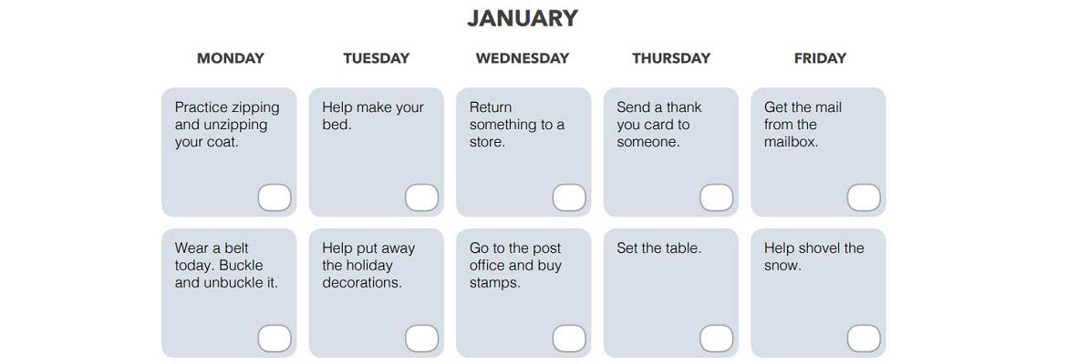 Independent Living Skills Calendars Now Available | MDE-LIO